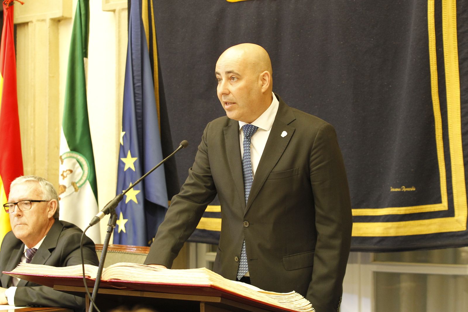 Pleno investidura Presidente Diputación de Almería. Javier Aureliano García