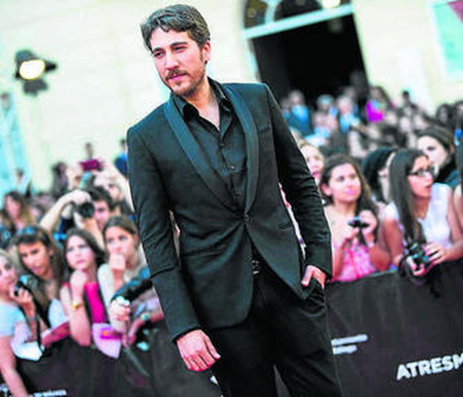 El ministro de Cultura, José Ignacio Wert, junto al alcalde, Francisco de la Torre, y otras autoridades.