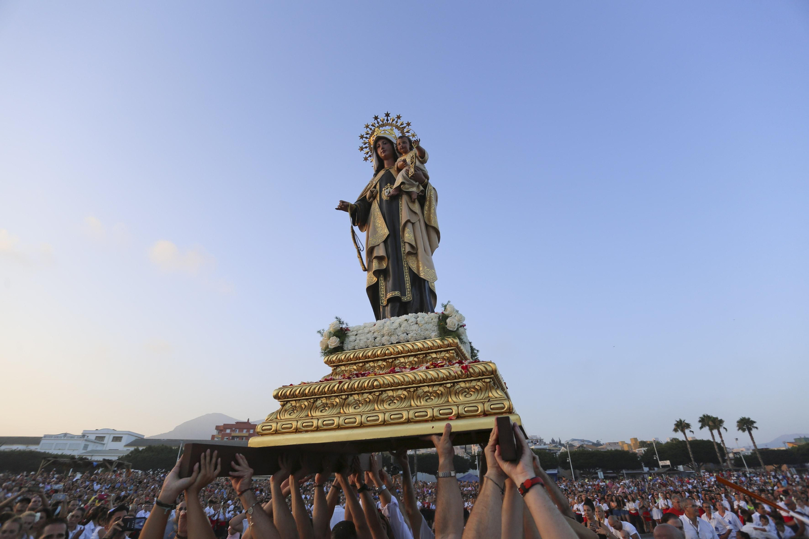 Las fotos de las procesiones de la Virgen del Carmen en Málaga