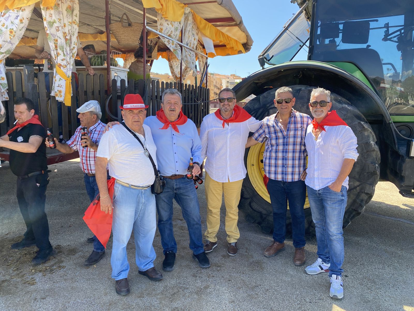 Encuentro de romeros y caballistas en Honor a la Virgen del Pilar de Jaravía