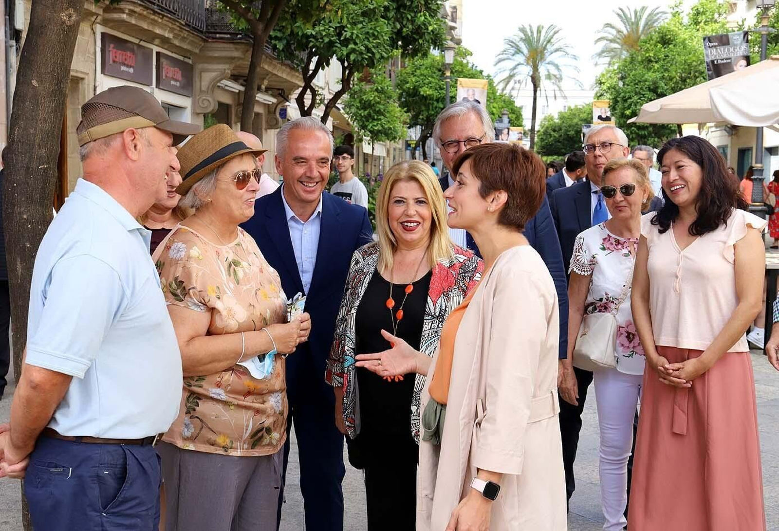 Visita a Jerez de Isabel Rodríguez, ministra de Política Territorial y portavoz del Gobierno