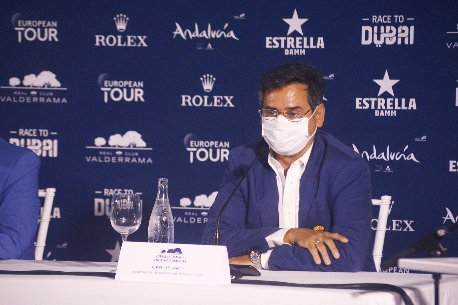 Fotos de la presentación del Estrella Damm N.A.  Andalucia masters