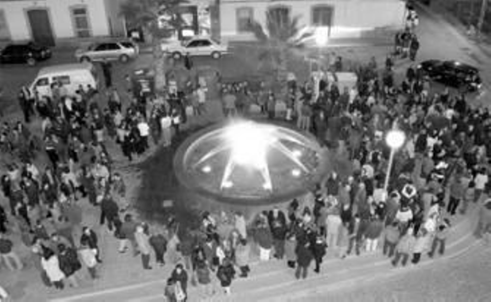 Los manifestantes se concentraron en plena avenida Marcos Redondo.