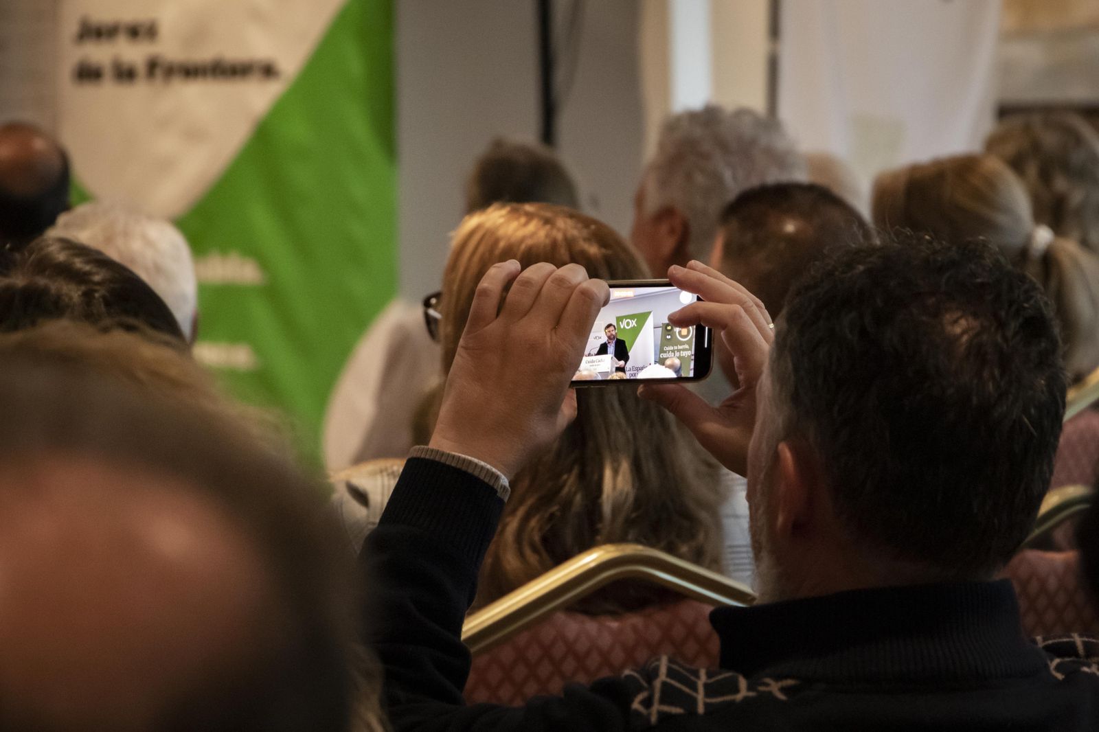 Espinosa de los Monteros, en un mitin de Vox en Jerez