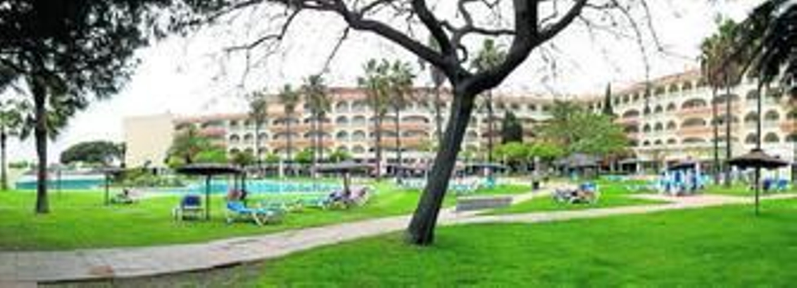 En la imagen se puede comprobar cómo el hotel ha incorporado la piscina que teóricamente corresponde a los acreedores de la sociedad.