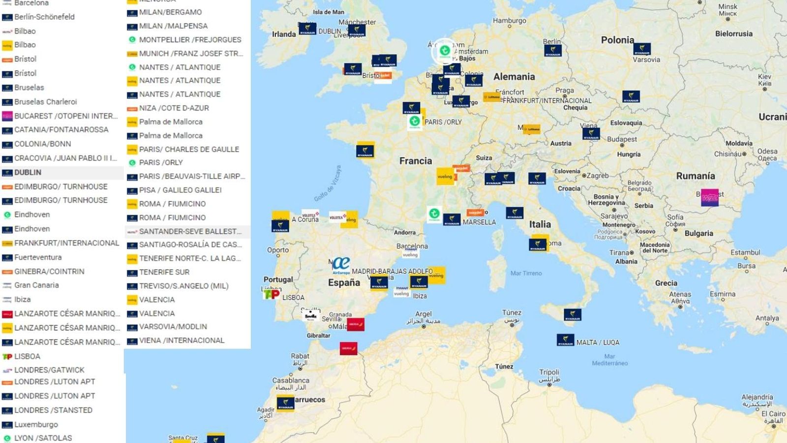 Programación del verano 2020 (sujeta a cambios).