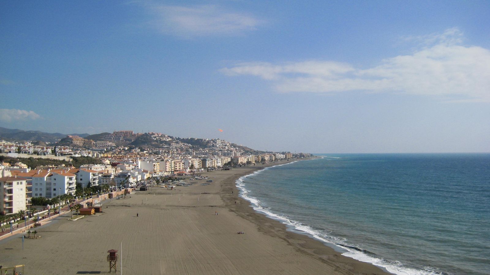 Playa el Rincón de la Victoria (Málaga).