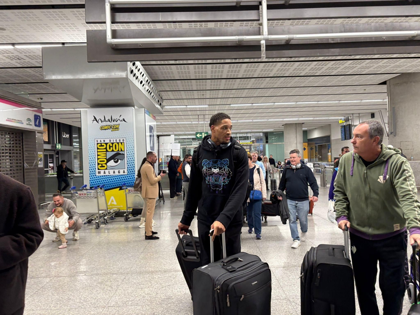 Augustine Rubit, primeras fotos en Málaga