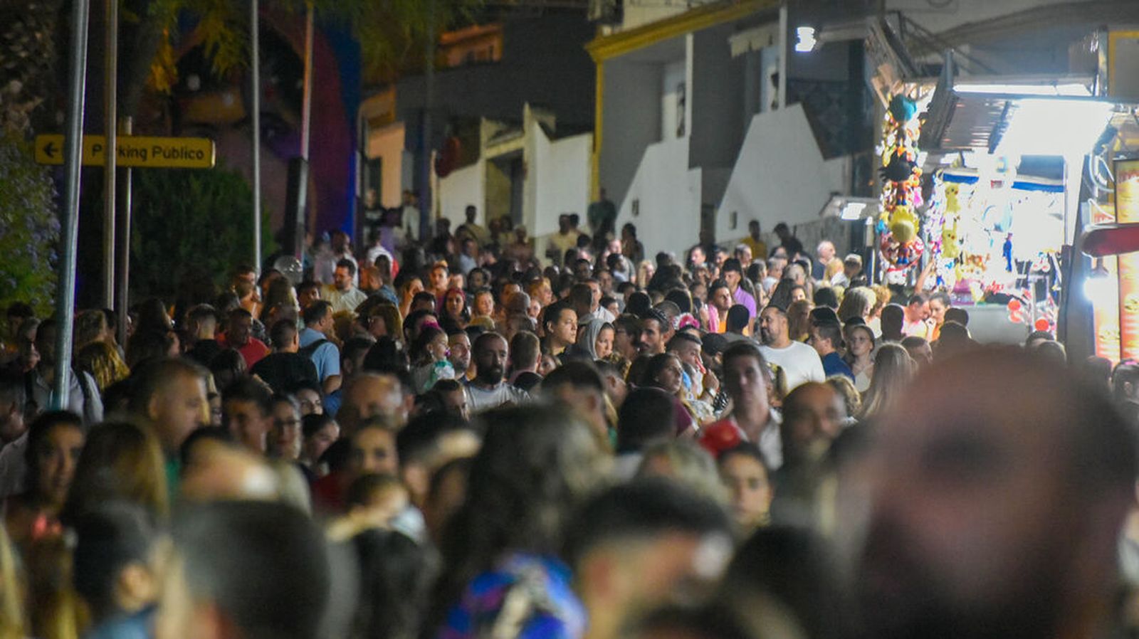 Ambiente en la Feria de San Roque