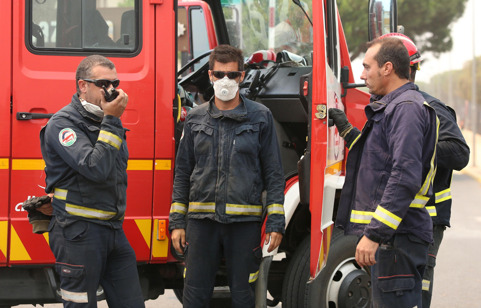 Las consecuencias del incendio en Mazagón