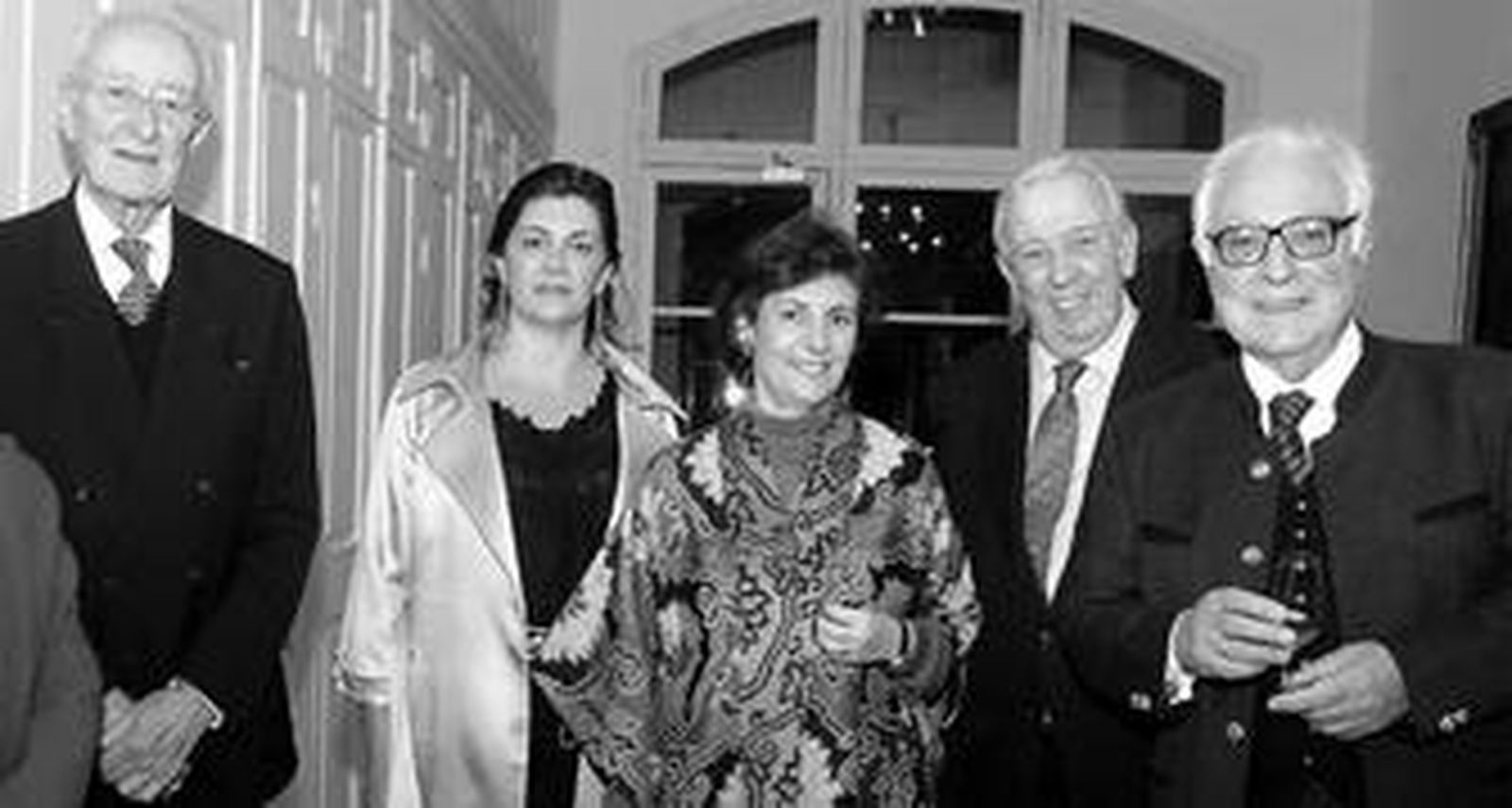 Mauricio González-Gordon, Dolores Barroso, Begoña García, Manuel Olivencia y Aquilino Duque.