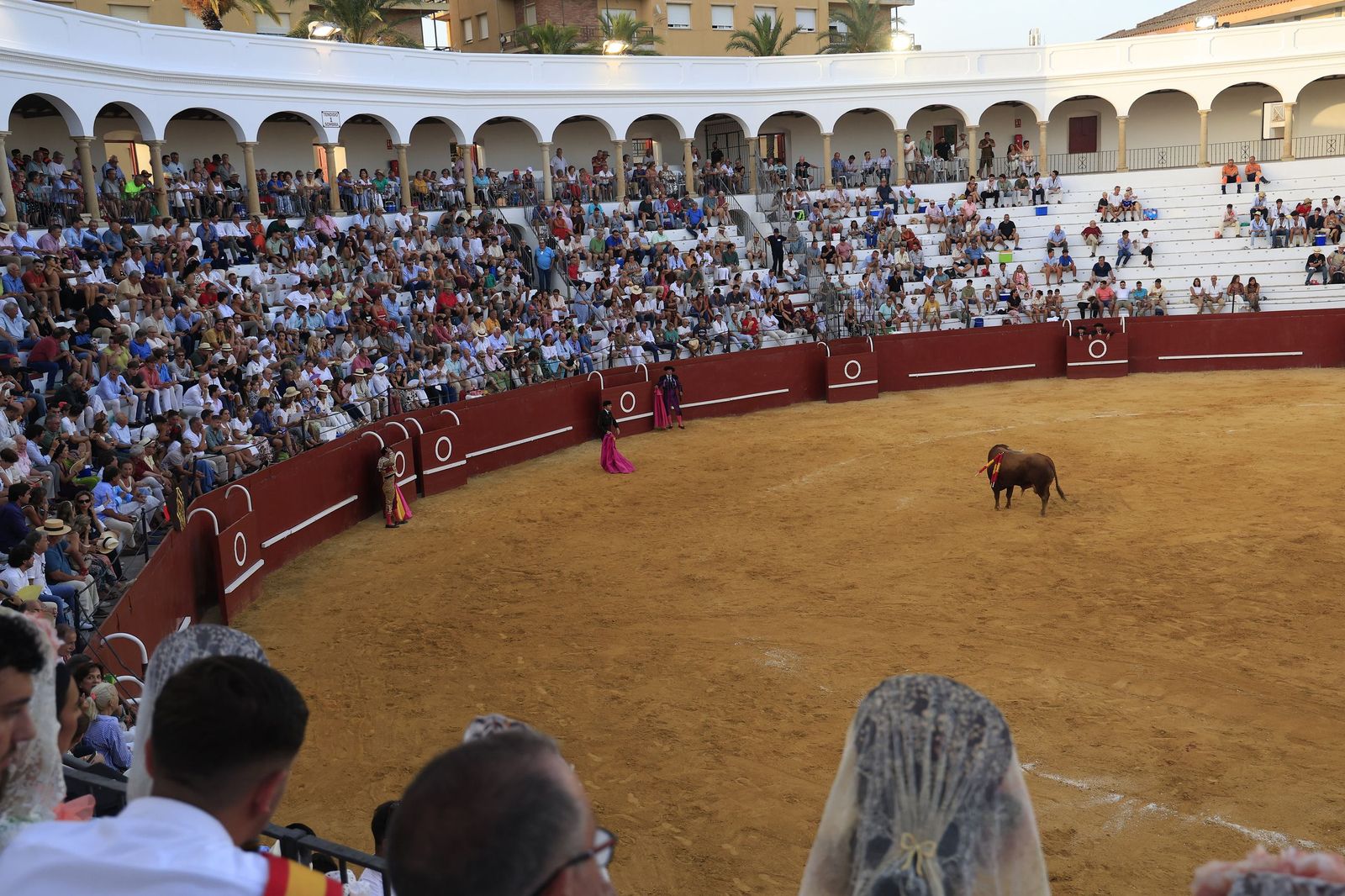 Fotos de la corrida de toros de la Feria de San Roque con David Galván, Román y Joaquín Galdós