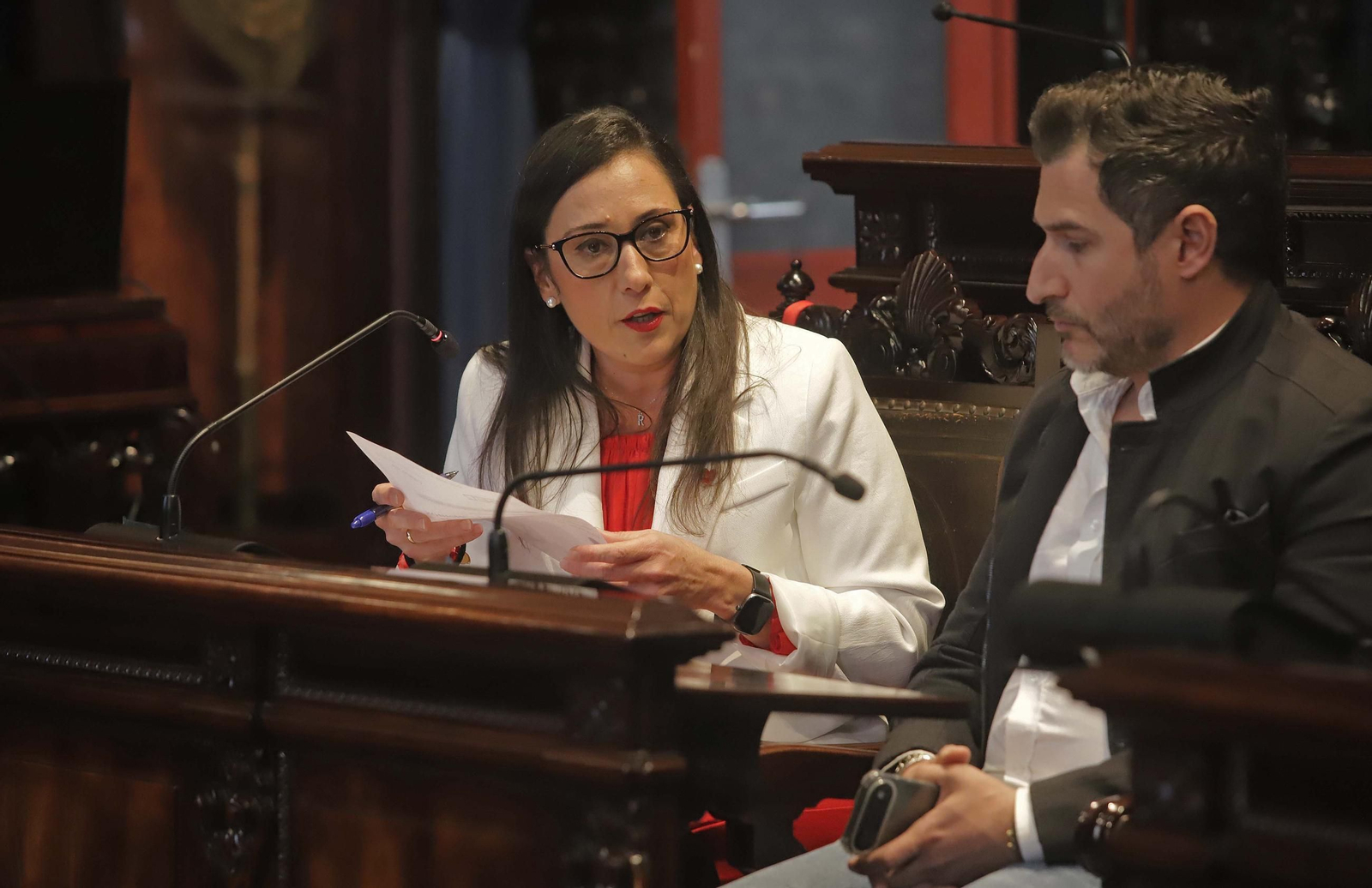 Fotos del Pleno extraordinario del Ayuntamiento de Algeciras