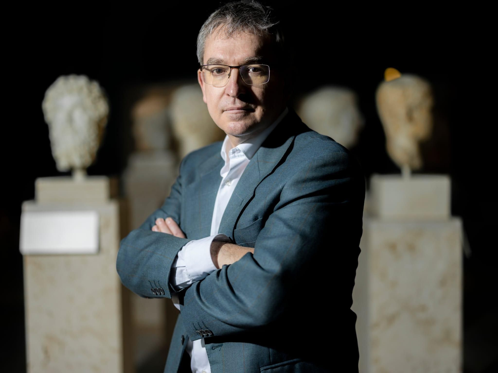 El escritor Santiago Posteguillo