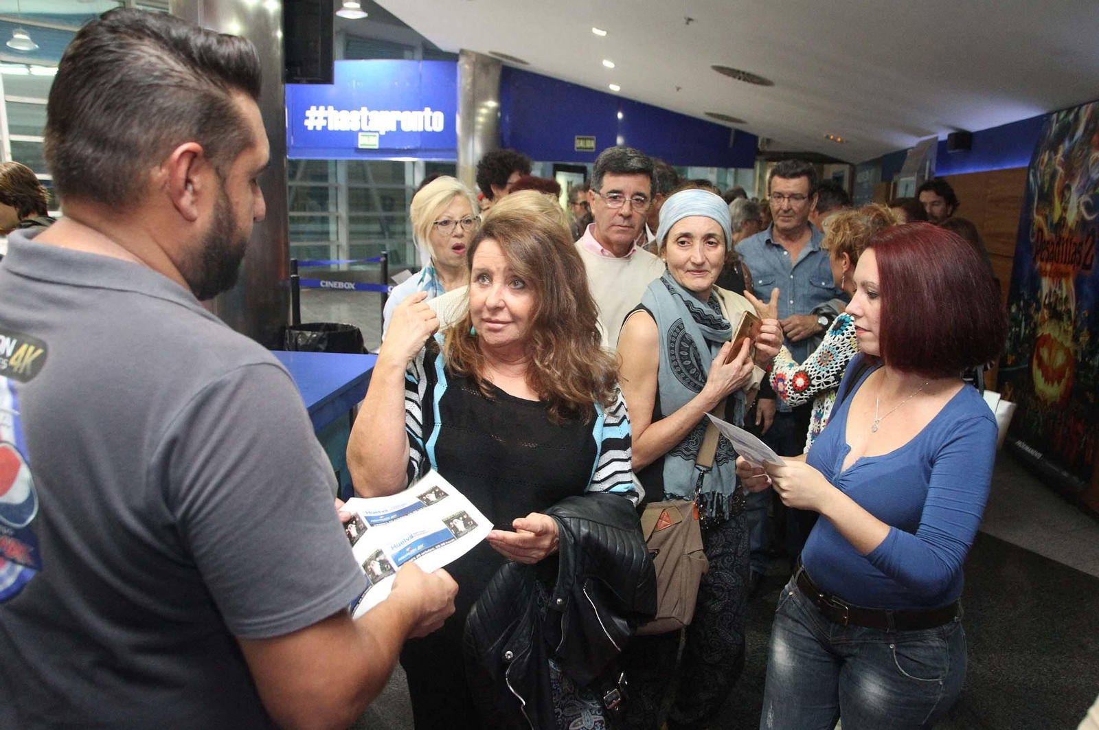Imágenes de la proyección de la película Bernarda en CineBox Aqualon