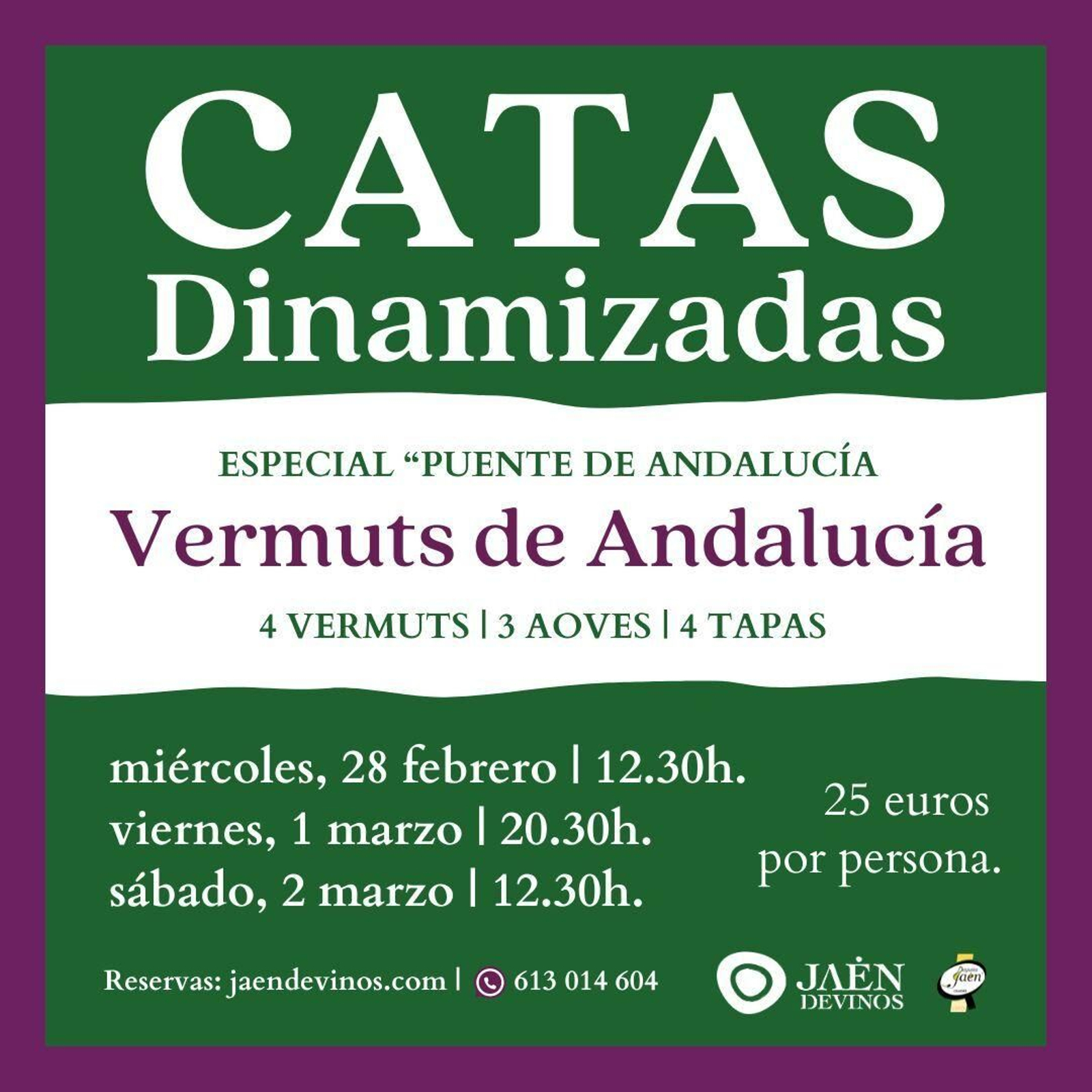 Disfruta de estas catas especiales para el Puente de Andalucía en Jaén.