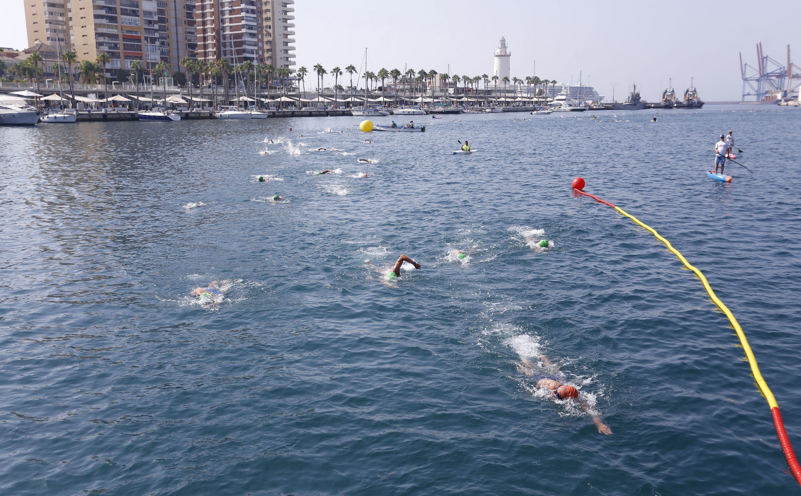 Fotos de la 60ª Travesía a Nado del Puerto de Málaga
