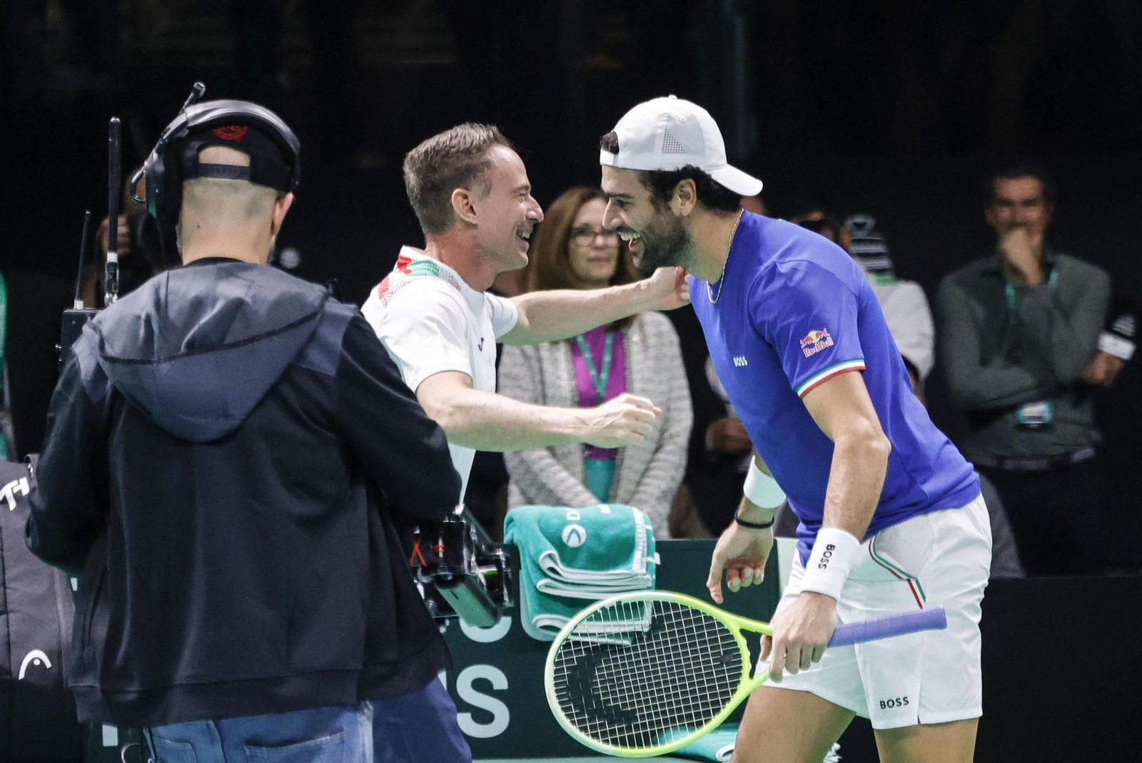 Las fotos de la final de la Copa Davis Italia-España
