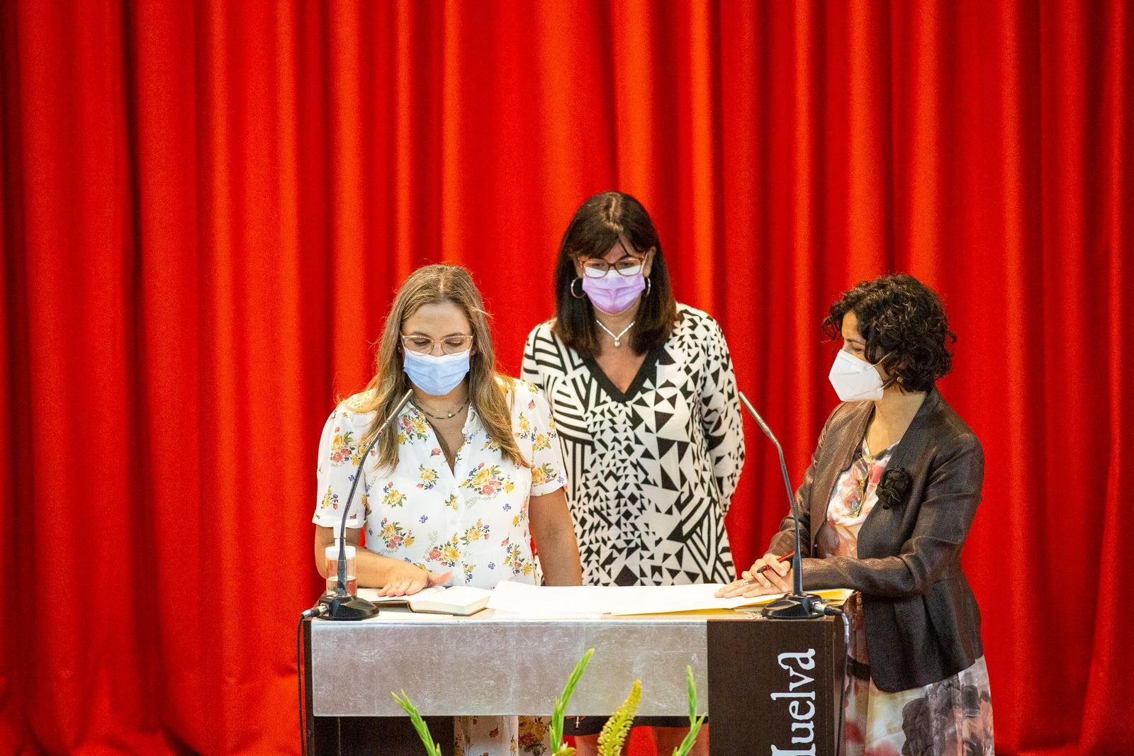 Imágenes de la toma de posesión del equipo de gobierno de la UHU