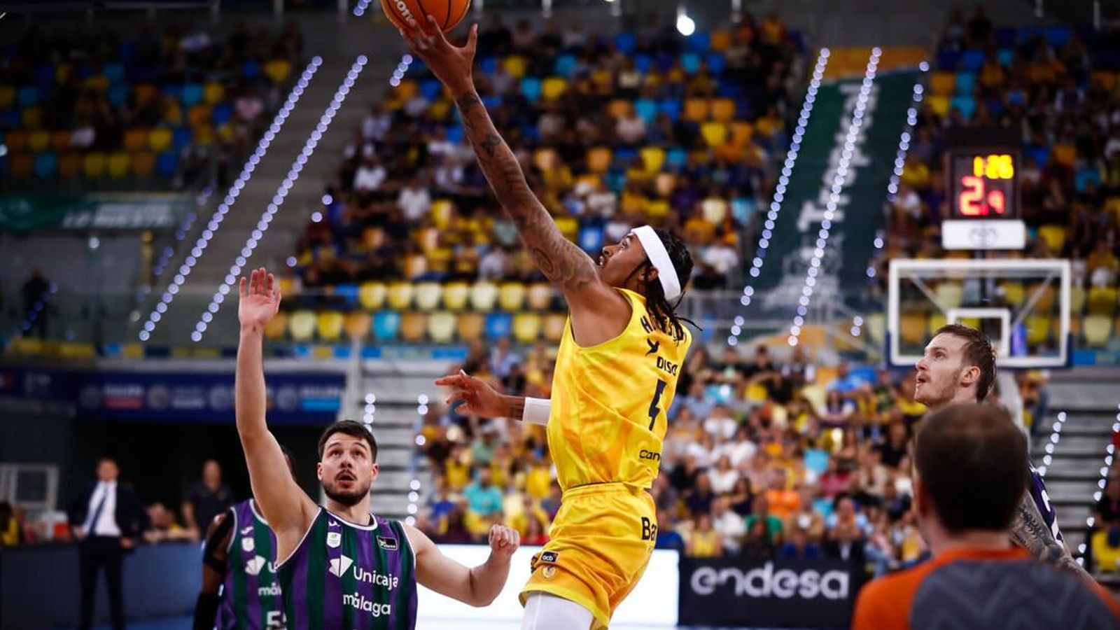 El Gran Canaria-Unicaja, en fotos