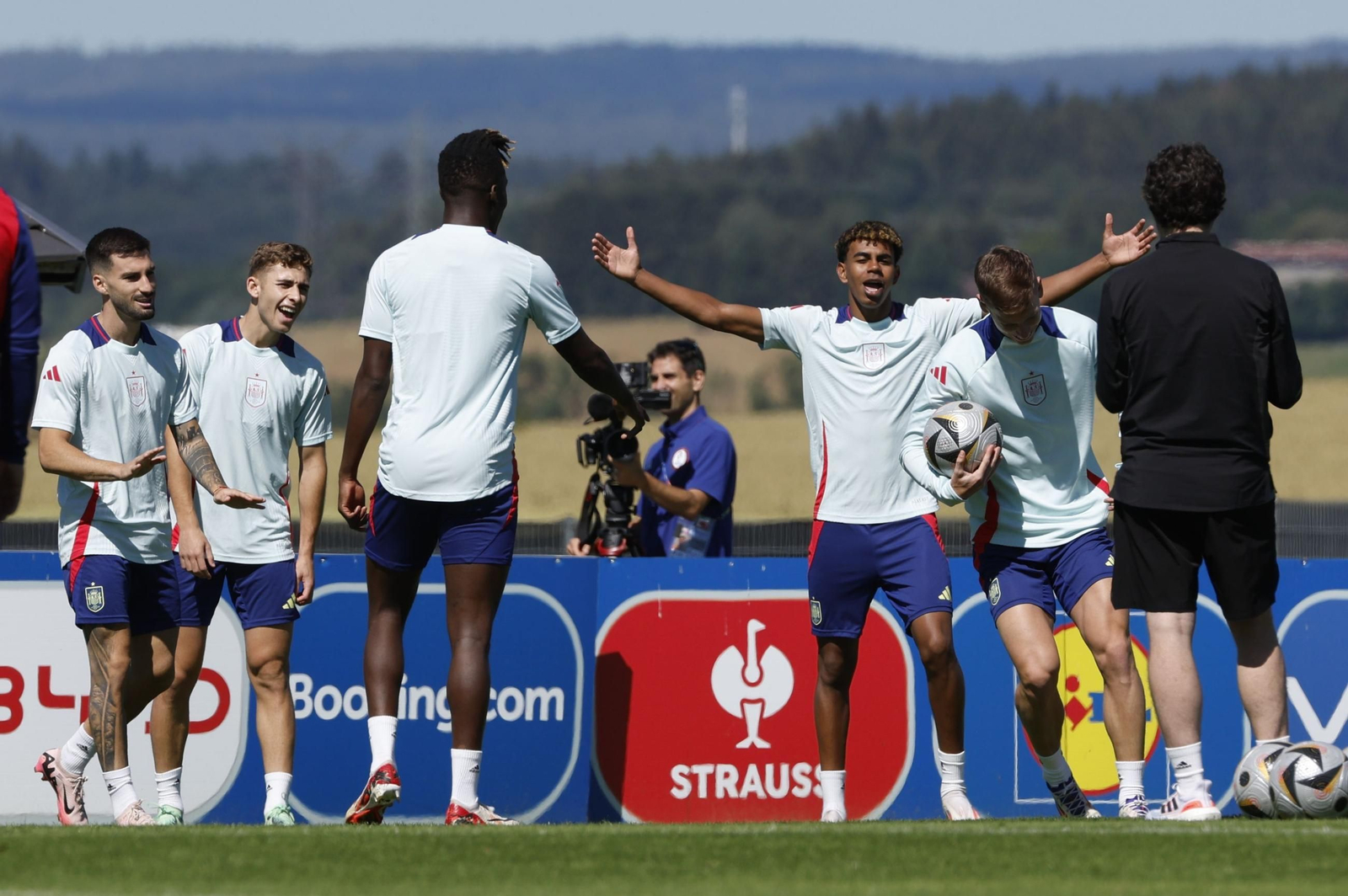 Las fotos de España antes de la semifinal contra Francia