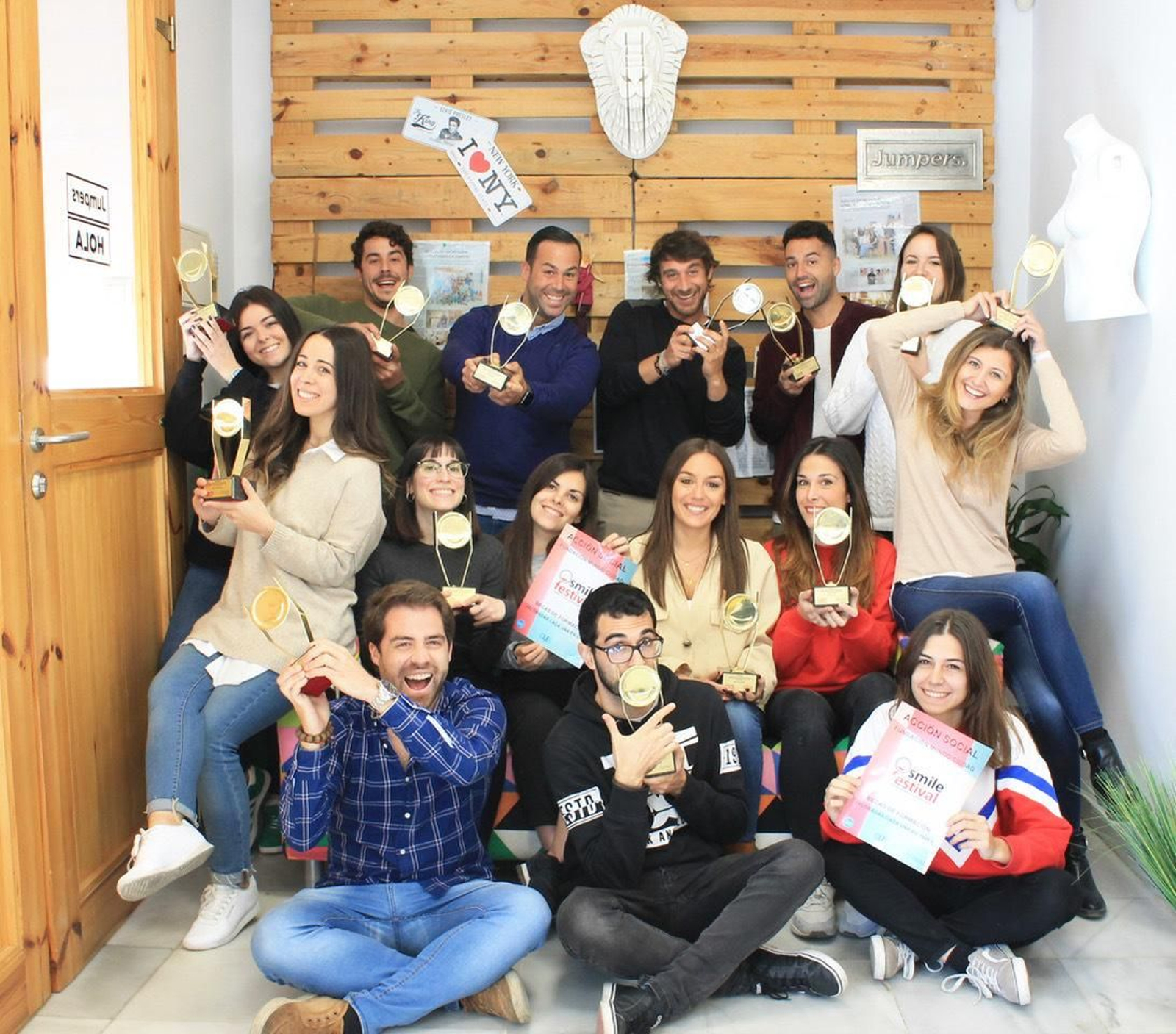 17 especialistas en publicidad forman el equipo de Jumpers, que en su carrera suma un total de 25 galardones.