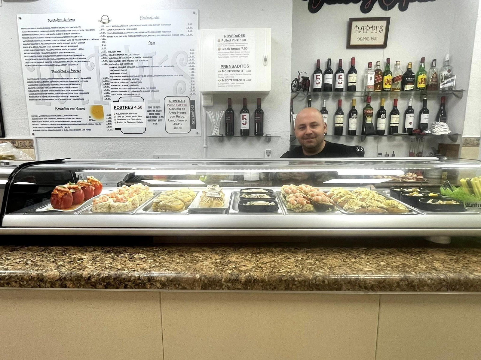 La señera barra de Bar Pappi's