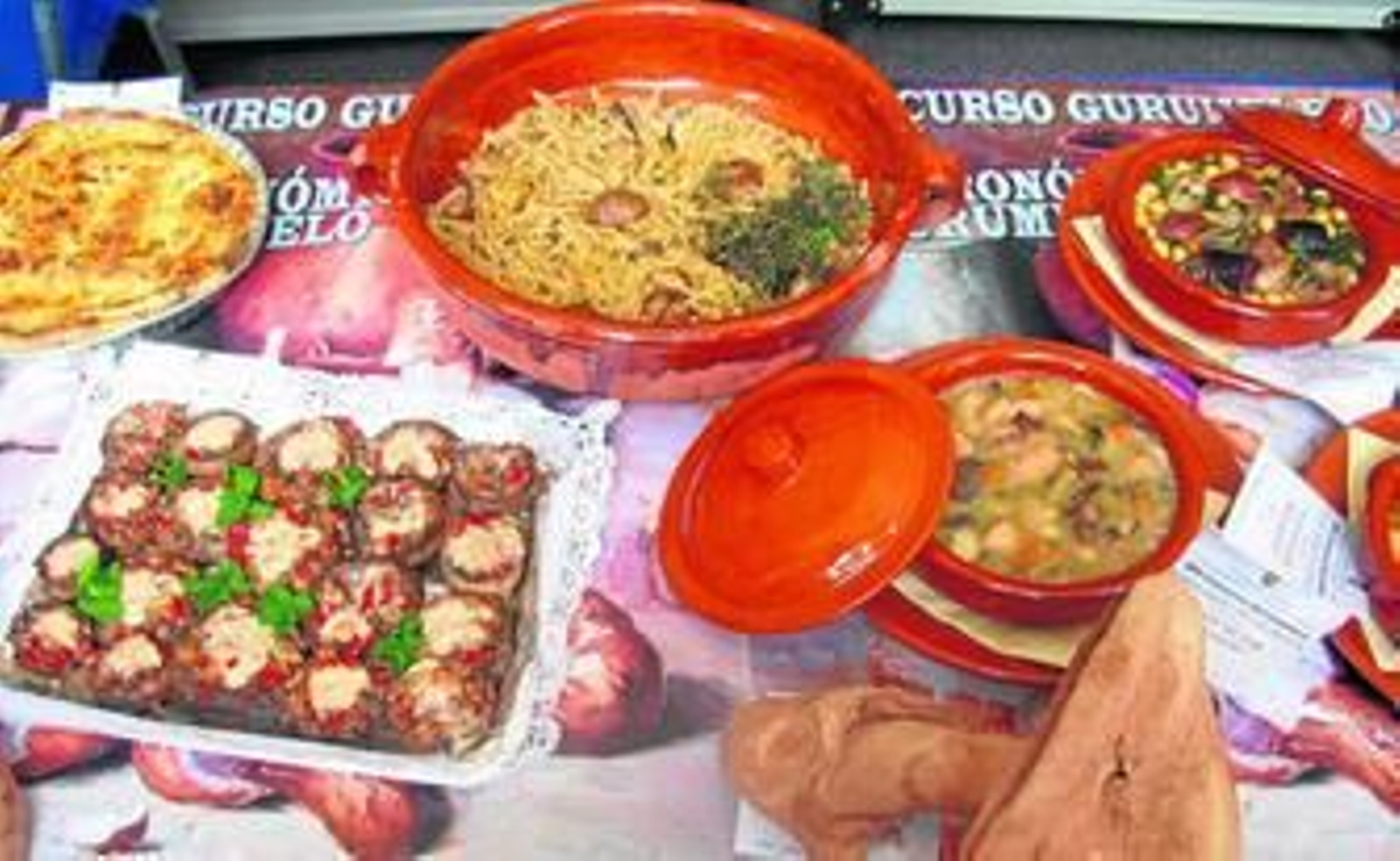 Distintos platos cuyos ingredientes incluyen gurumelos.