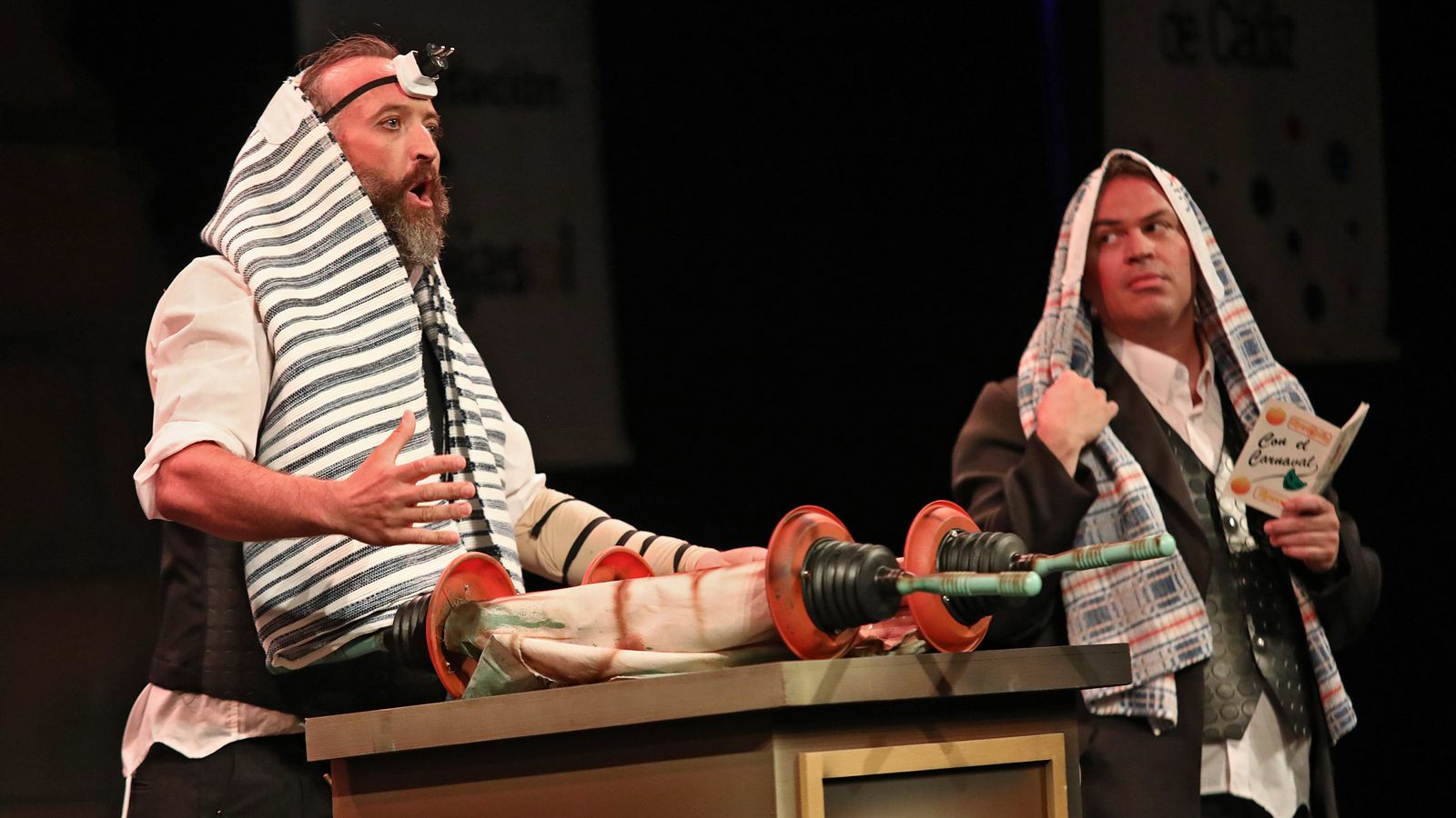 Cuarteto 'Los ultraortodoxos de los callejones Cardoso', en su pase semifinal.