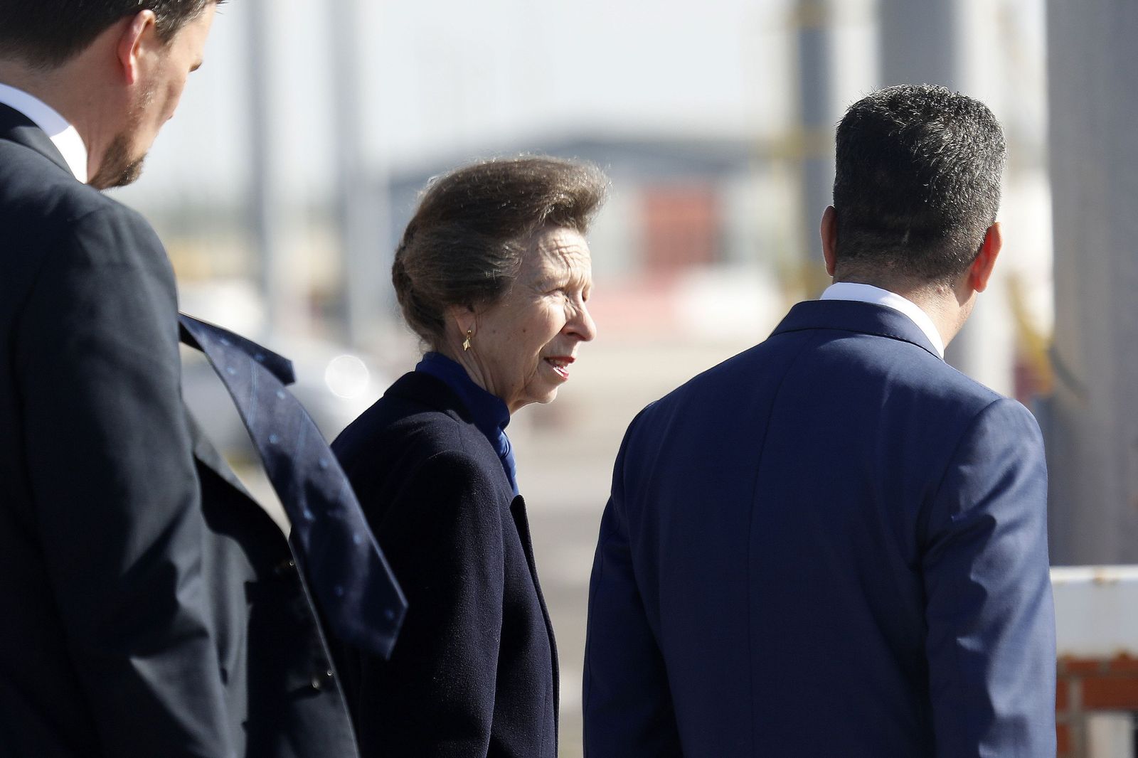 Las fotos de la visita de la princesa Ana de Inglaterra a Gibraltar