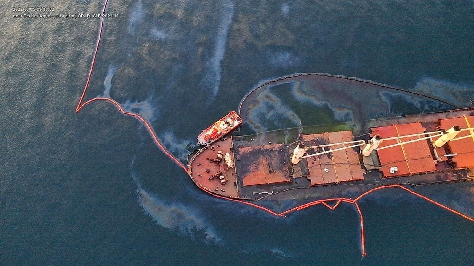 El 'OS 35', visto desde un dron.