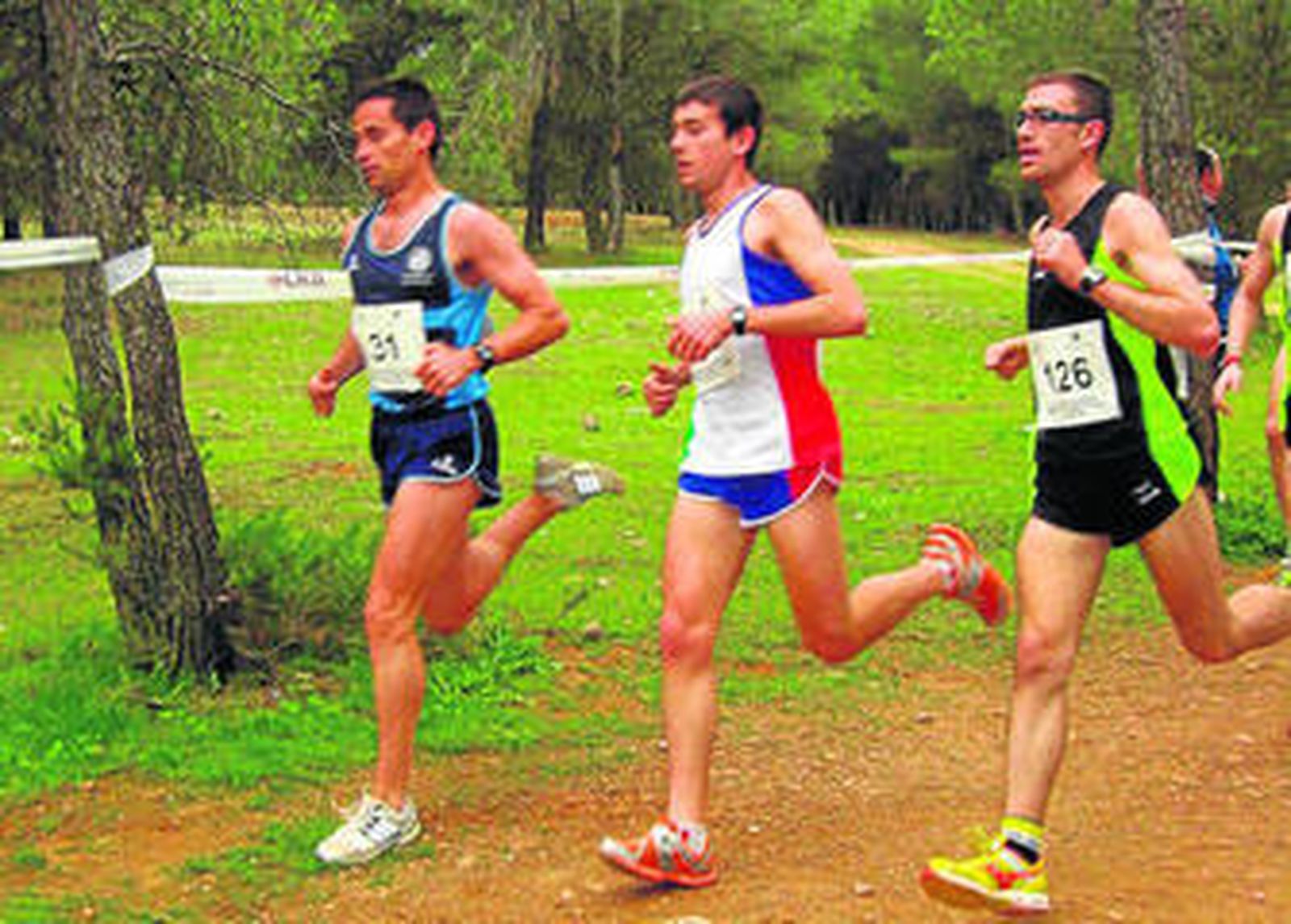Corredores en el campeonato de España de Campo a Través que se disputó en Granada en marzo de 2009.