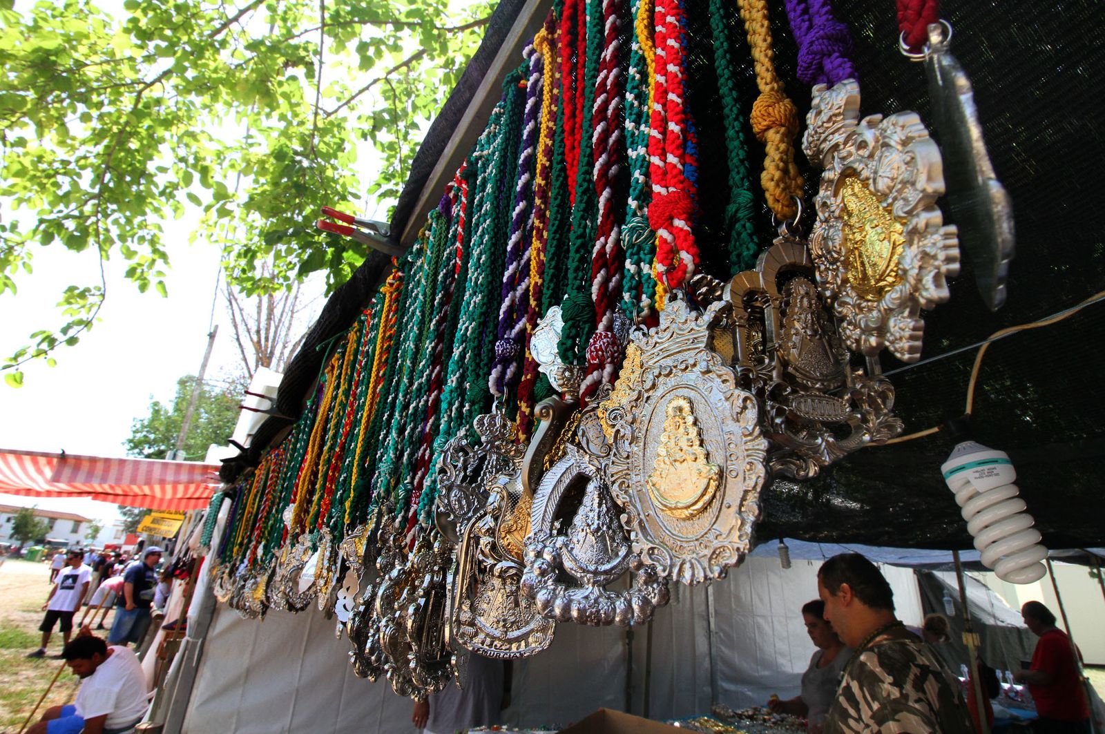 Ambiente en la aldea del Rocío.