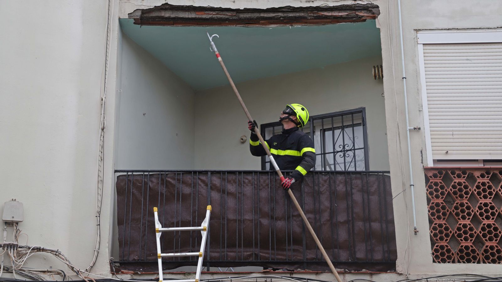 Fotos de los desperfectos provocados por la borrasca Efraín en el Campo de Gibraltar