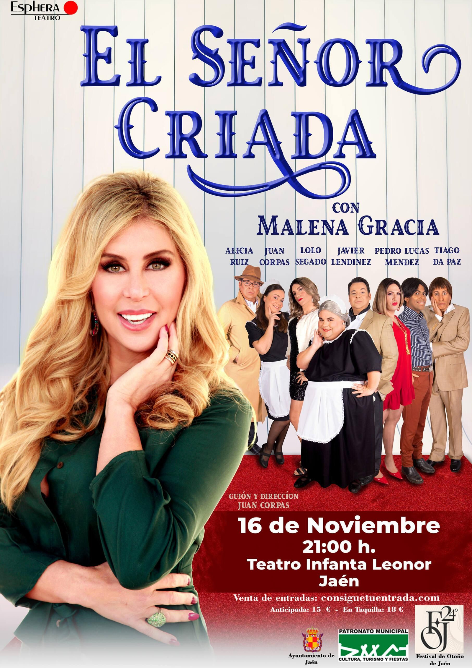 Cartel de la obra que se pondrá sobre escena en el Festival de Otoño de Jaén.