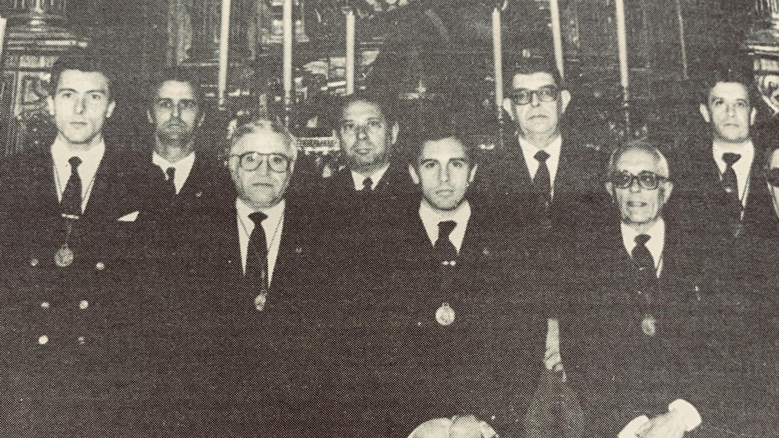 Diego Romero en el centro junto a Pérez y Casas en 1989.