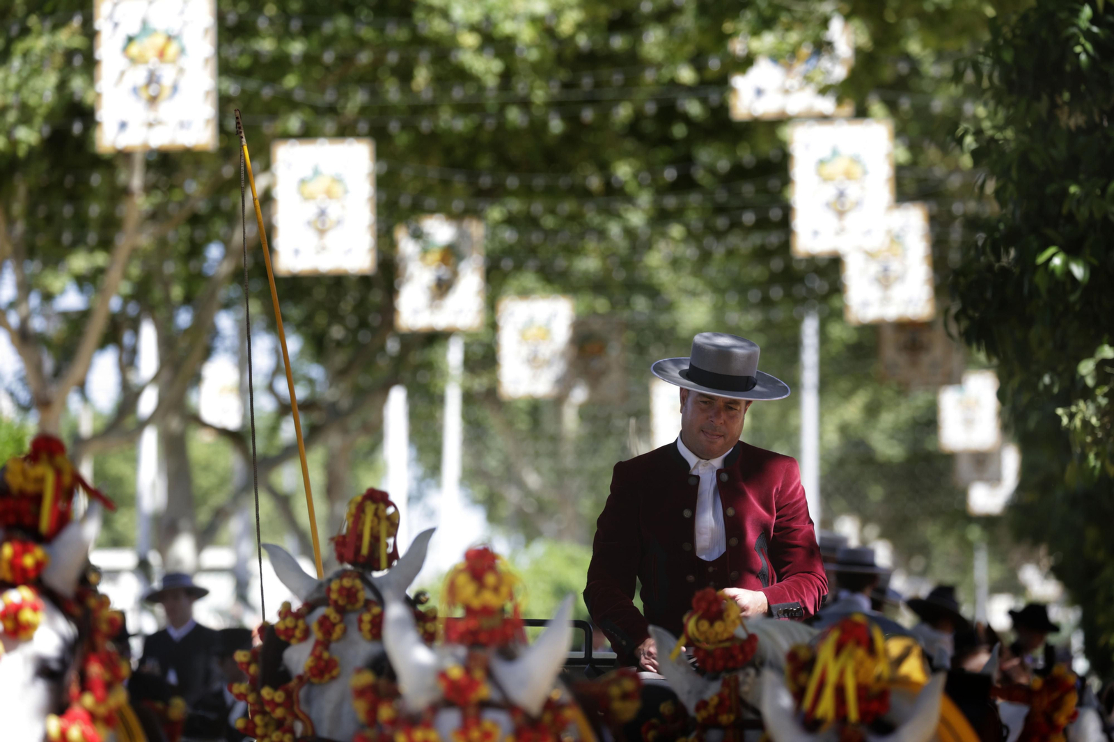 Imágenes del ambiente en la Feria de Sevilla