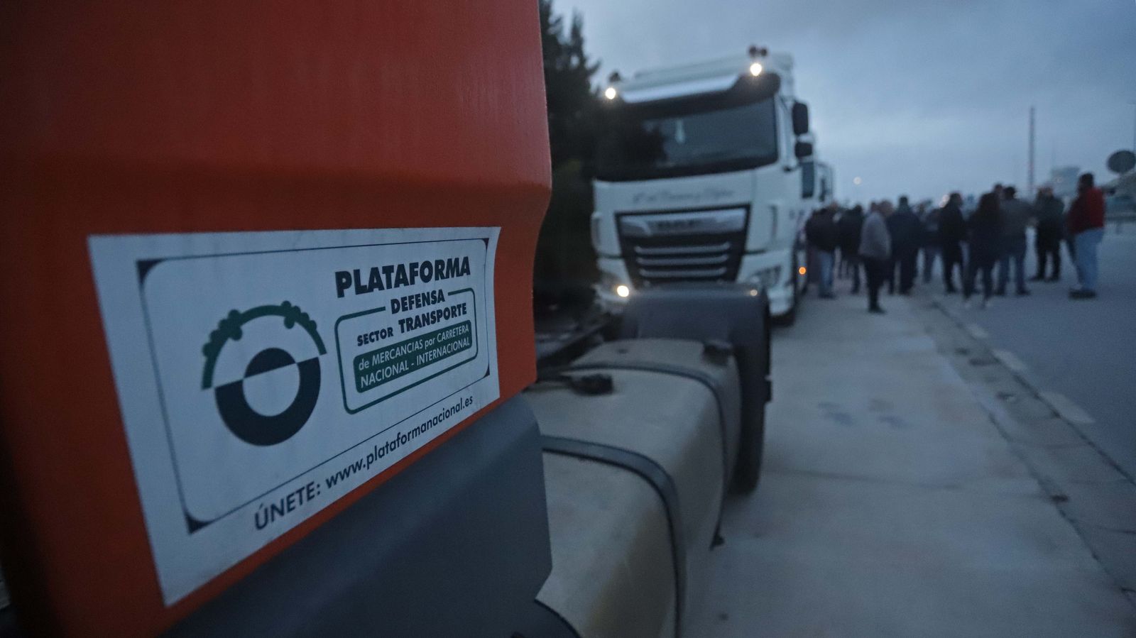 Fotos de la marcha de camiones en el Campo de Gibraltar