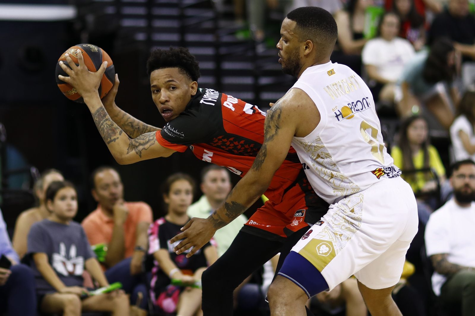 Thomasson en el partido ante Zaragoza.