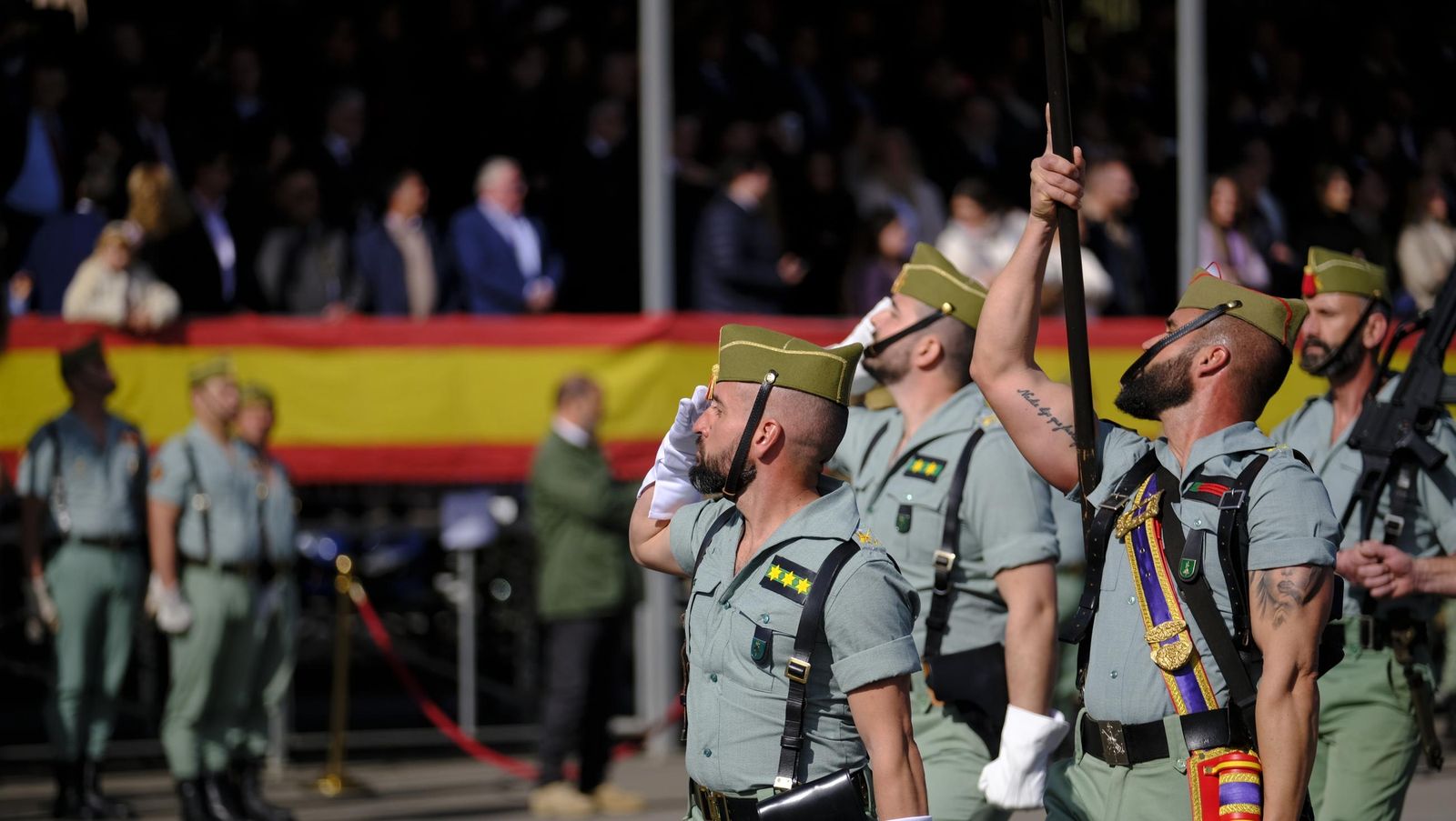 Conmemoración del Combate de Edchera en la Base Álvarez de Sotomayor de La Legión, en imágenes