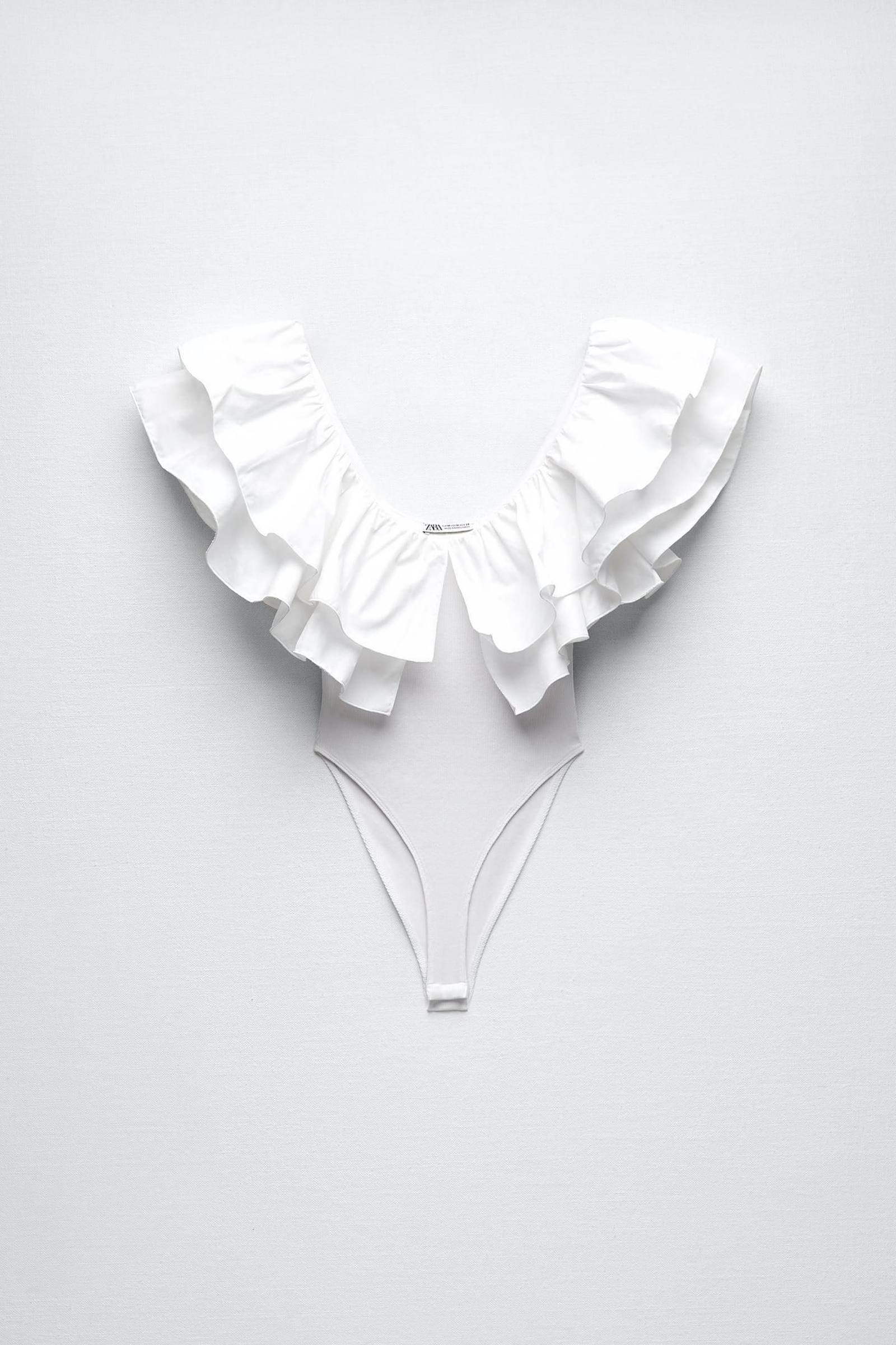 Body de volantes de Zara.