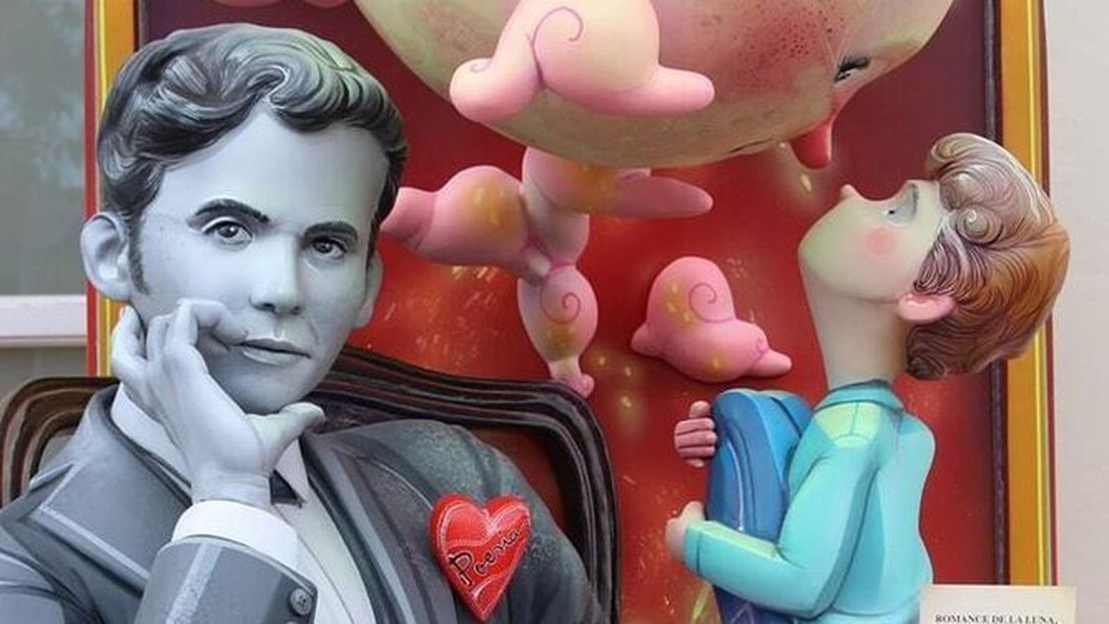 Indultan un ninot de García Lorca para donarlo a Fuente Vaqueros por el 125 aniversario