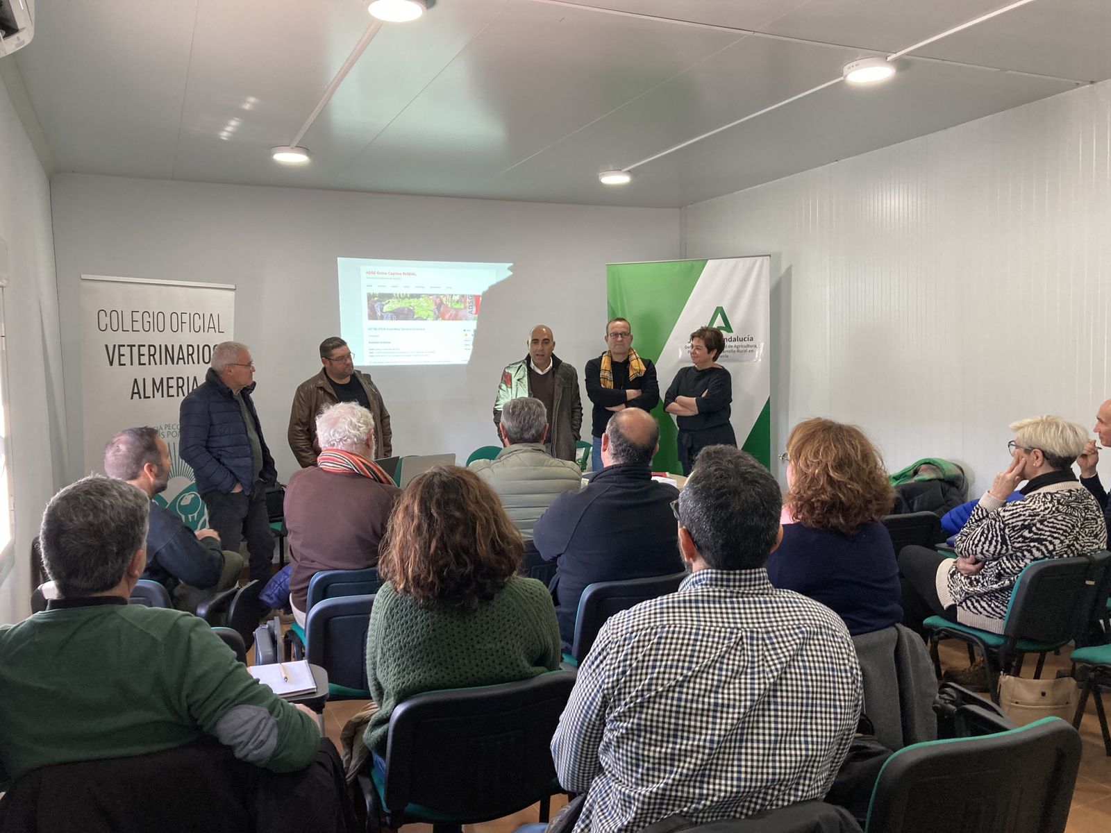 Un momento de las jornadas en Lubrín.