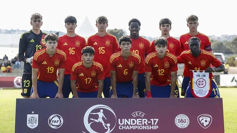 Horario y dónde ver en TV el España-Dinamarca sub 17