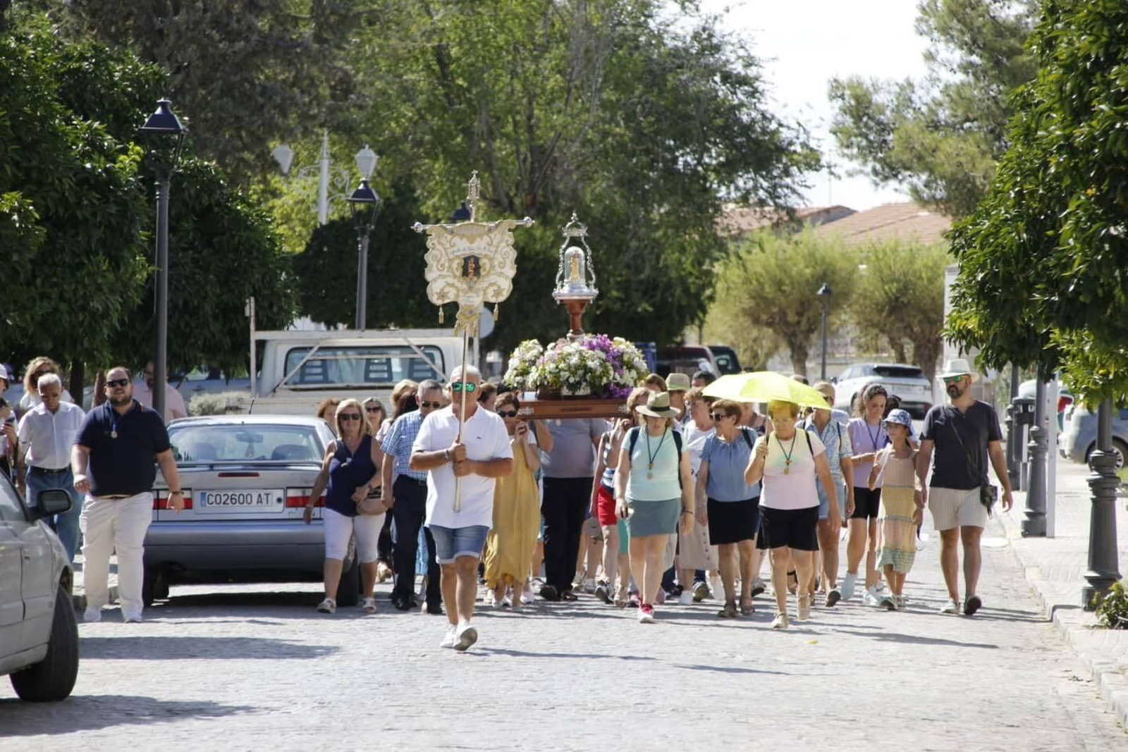 Hinojosa del Duque despide a la Virgen de Guía, en imágenes