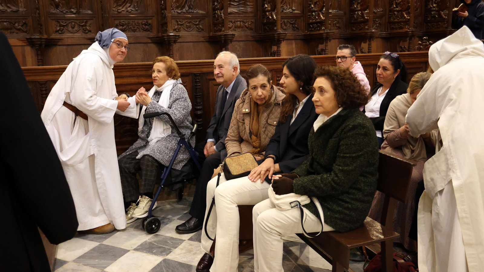 Misa de despedida en la Cartuja de Jerez a las hermanas de Belén