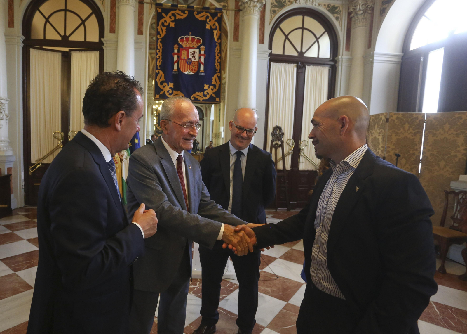 Cuatro años del administrador judicial en el Málaga CF, en fotos