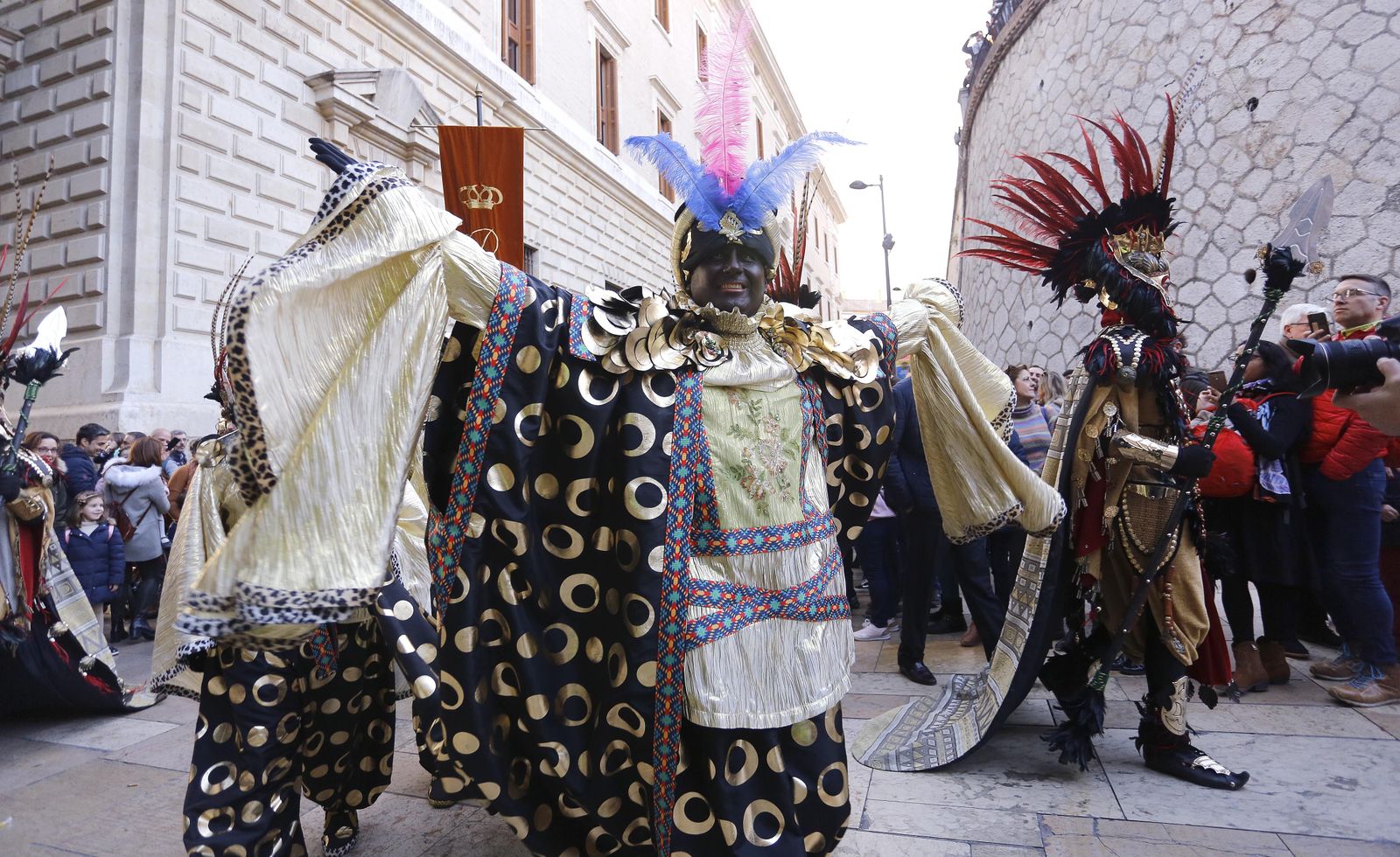 Fotos de la Cabalgata de Reyes Magos en Málaga 2020