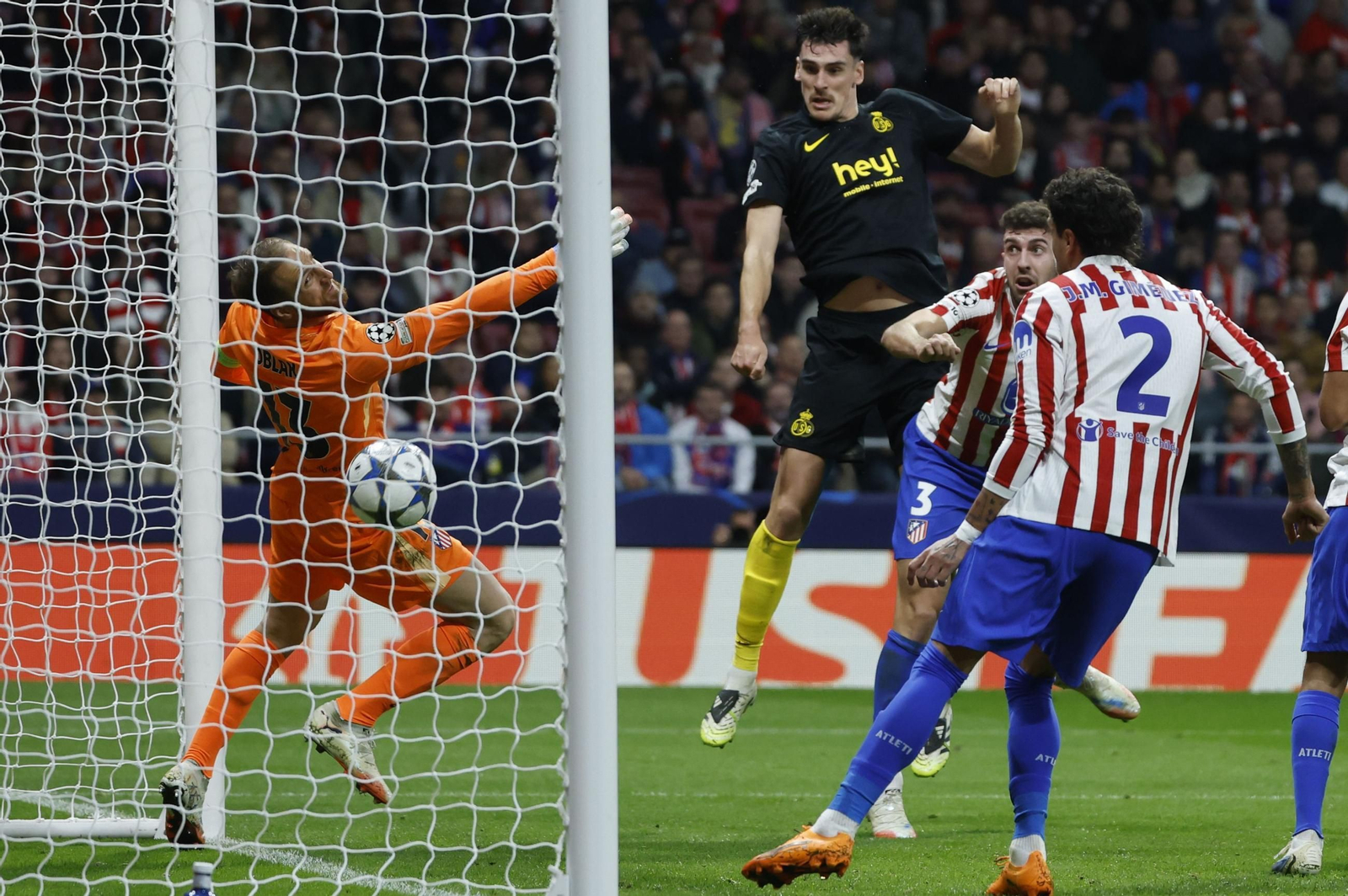 Las imágenes del Atlético de Madrid-Unión Saint-Gilloise