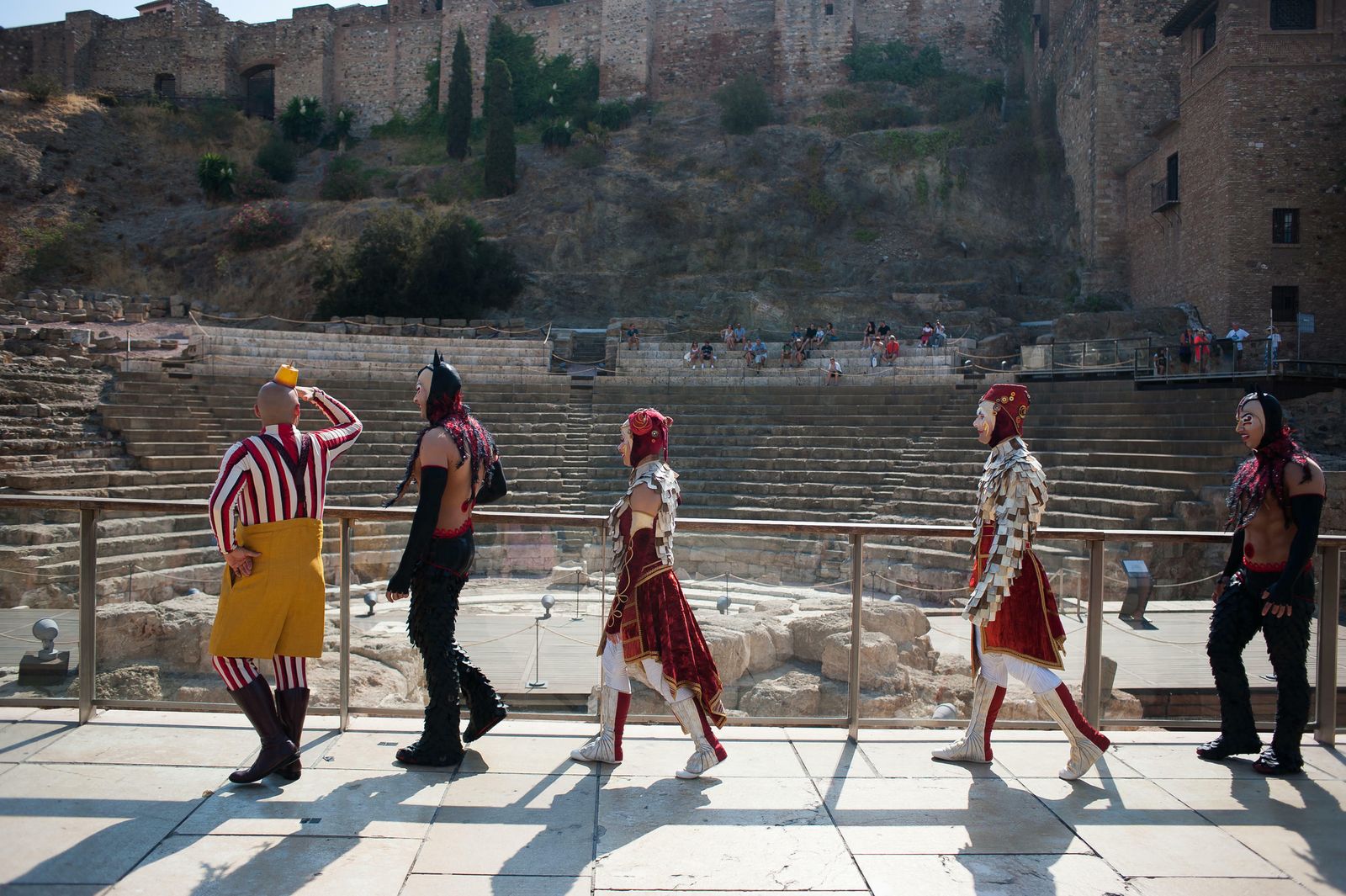 Presentación del espectáculo 'Kooza' del Circo del Sol en Málaga